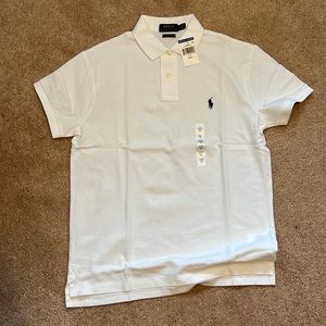 Polo Ralph Lauren custom slim fit shirt, white, medium